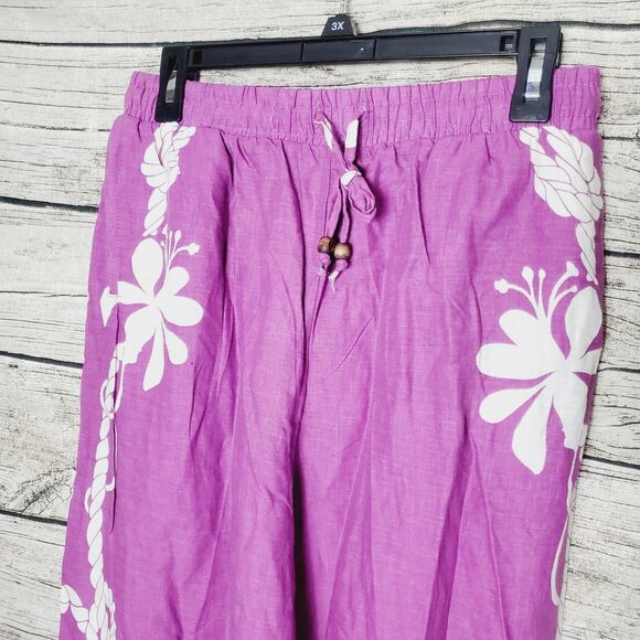 Rachel Zoe Pink Elastic Comfort Waistband Vacation Pants Size Small NWT - Picture 2 of 10